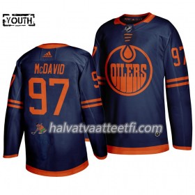Lasten NHL Edmonton Oilers Pelipaita Connor McDavid 97 Adidas 2019-20 Sininen Authentic